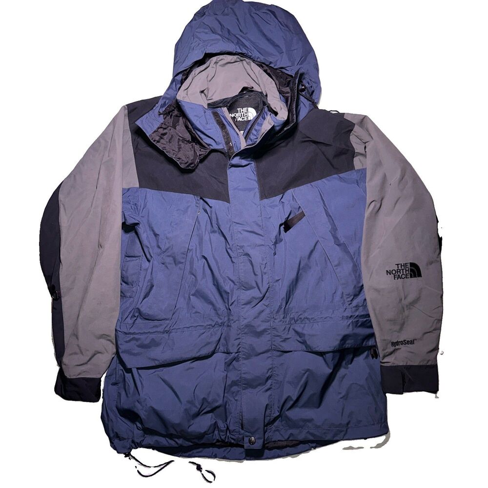 Vintage The North Face Rain Jacket Blue Hydroseal Men’s Size XL colorblock